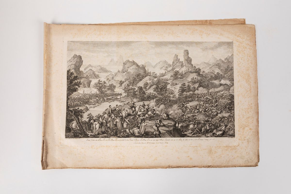 Isidore Stanislas Helman, Raccolta di diciassette incisioni dalla serie 'Batailles de la Chine'
