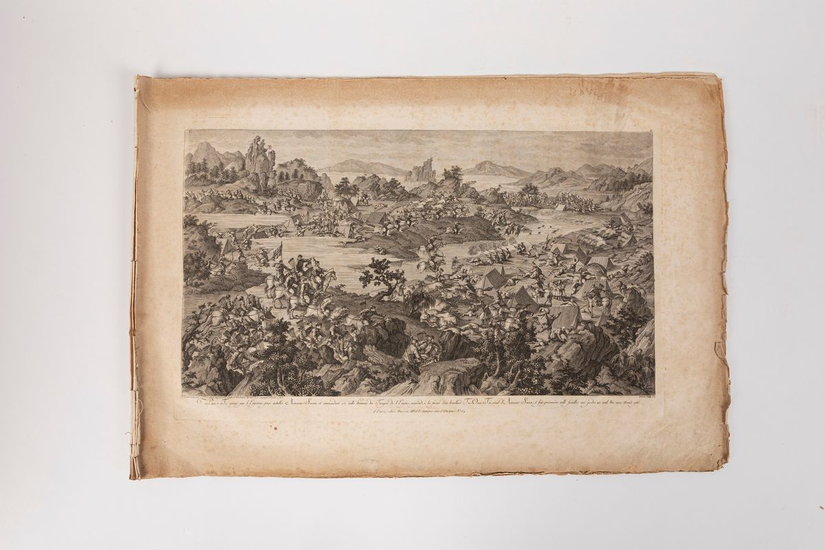 Isidore Stanislas Helman, Raccolta di diciassette incisioni dalla serie 'Batailles de la Chine'