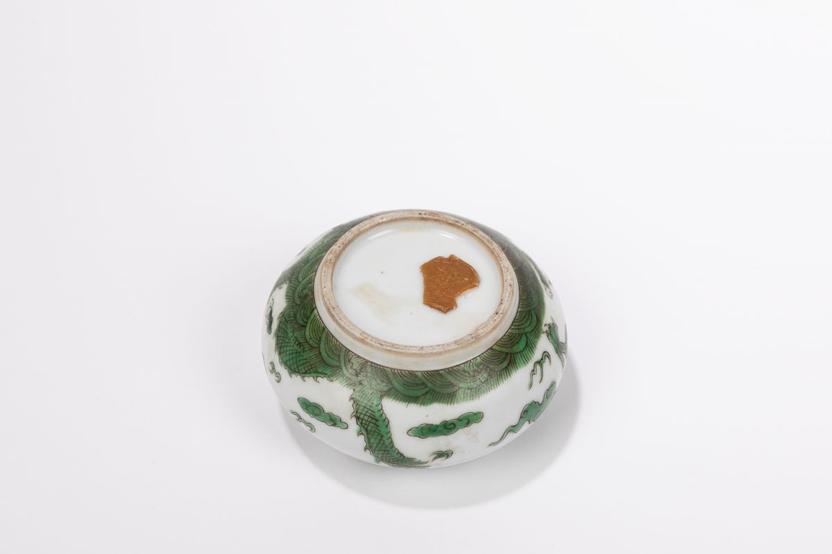 Sciacquapennelli in porcellana, Cina, dinastia Qing, fine XIX secolo