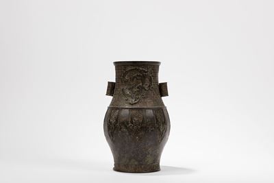 Vaso in bronzo, Giappone, periodo Edo (1603-1868)