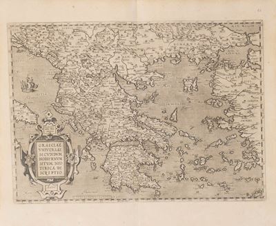 Graecia Universae Secundi, Hodiernum Situm Neoterica Descriptio.