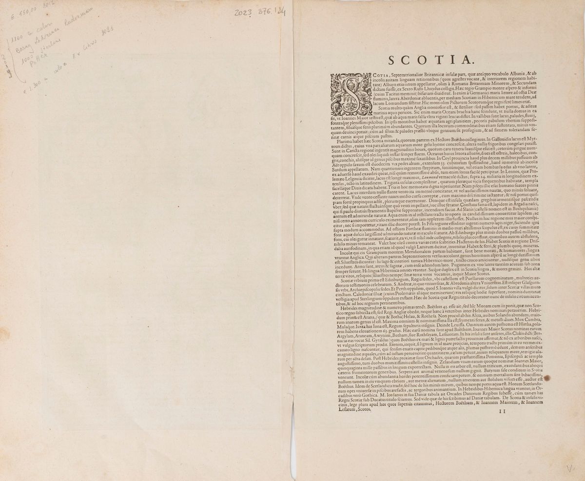 Abramo Ortelio - Scotiae Tabula