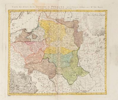 Mappa Geographica Regni Poloniae Ex Novissimis Quotquot Sunt Mappis Specialibus Composita At Ad L...