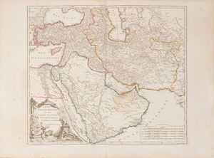 Etats du Grand - Seigneur en Asia. Dressed by S.r. Moullart-Sanson, Revu, corrected and considered augmented, by S. Robert.