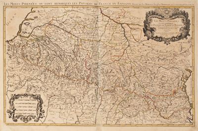 Les Mons Pyrenées Ou Sont Remarques Les Passages De France En Spagne.