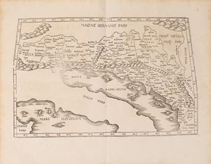 Europae tabula quinta continent Rhetiam & Vindeliciam, Pannoniam Superiore, Pannonia Inferior, Illyridem, & Dalmatiam