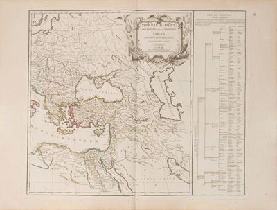 Imperii Romani Occidentis, Scilicet Et Orientis Tabula.