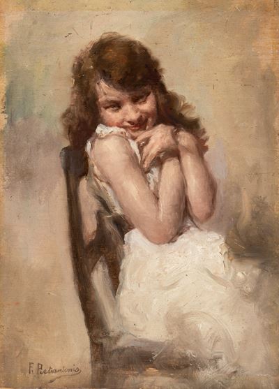 La ragazza, olio su tavola, 1921