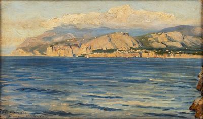 Sorrento, olio su tela, 1904