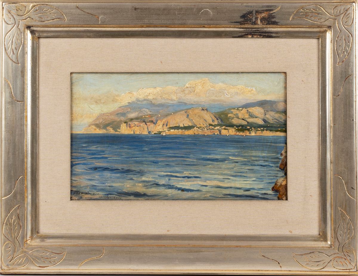 Max Roeder - Sorrento, olio su tela, 1904