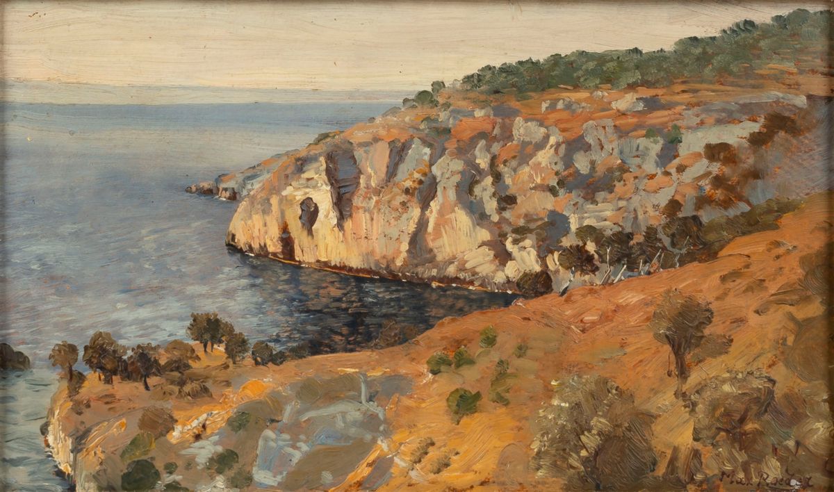 Max Roeder - La costa presso Sorrento | Arte Figurativa tra XIX e XX ...