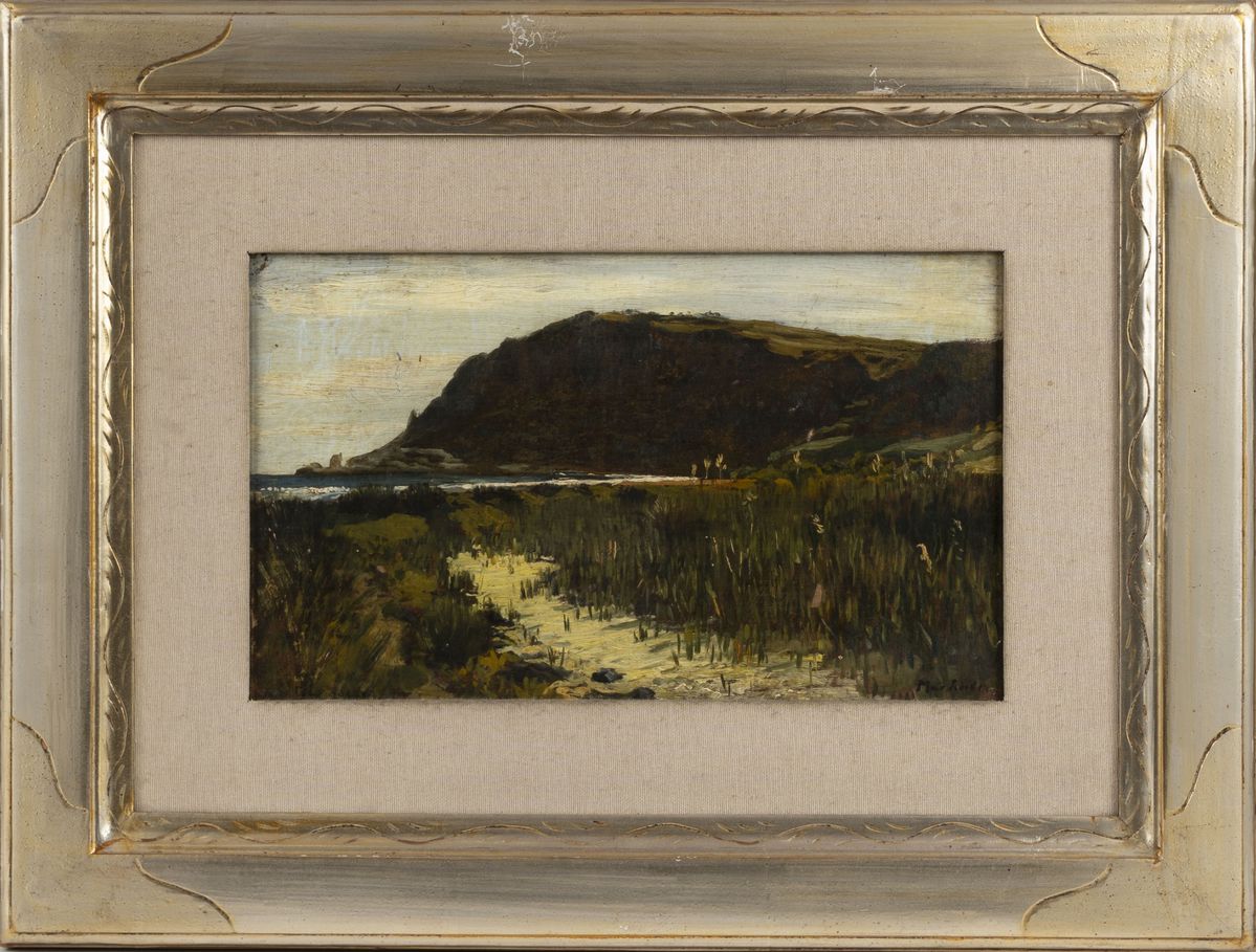 Max Roeder - Canneto in riva al mare, olio su tela, 1909