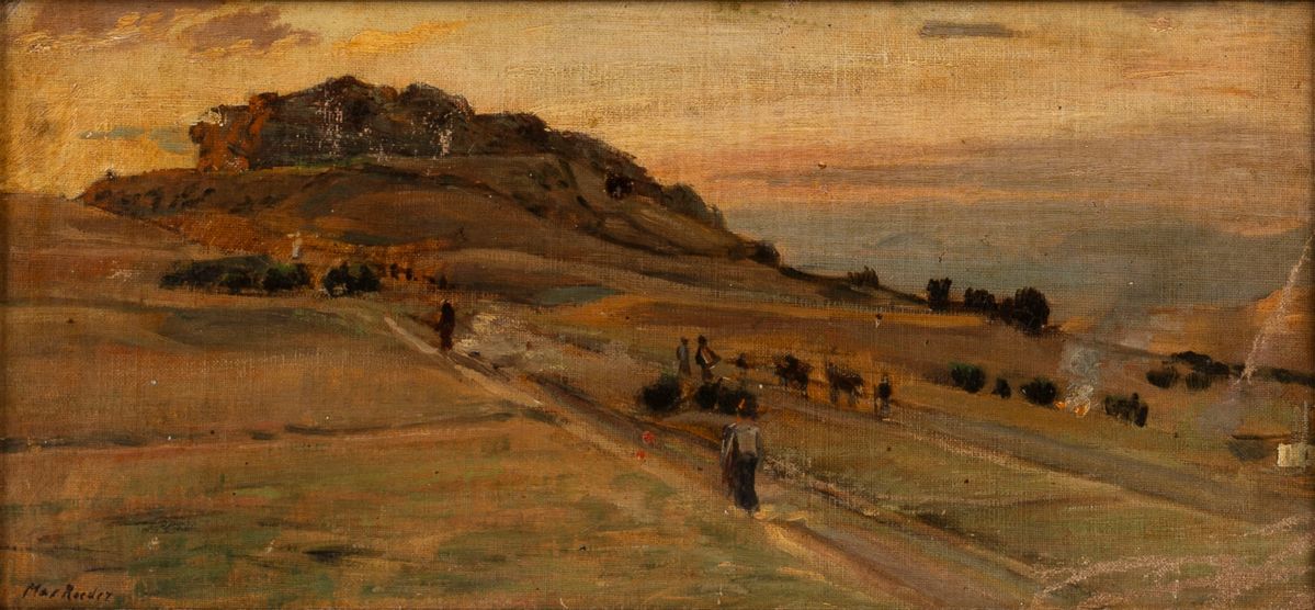 Max Roeder - I walk along the coast | 19th and 20th Century Figurative ...