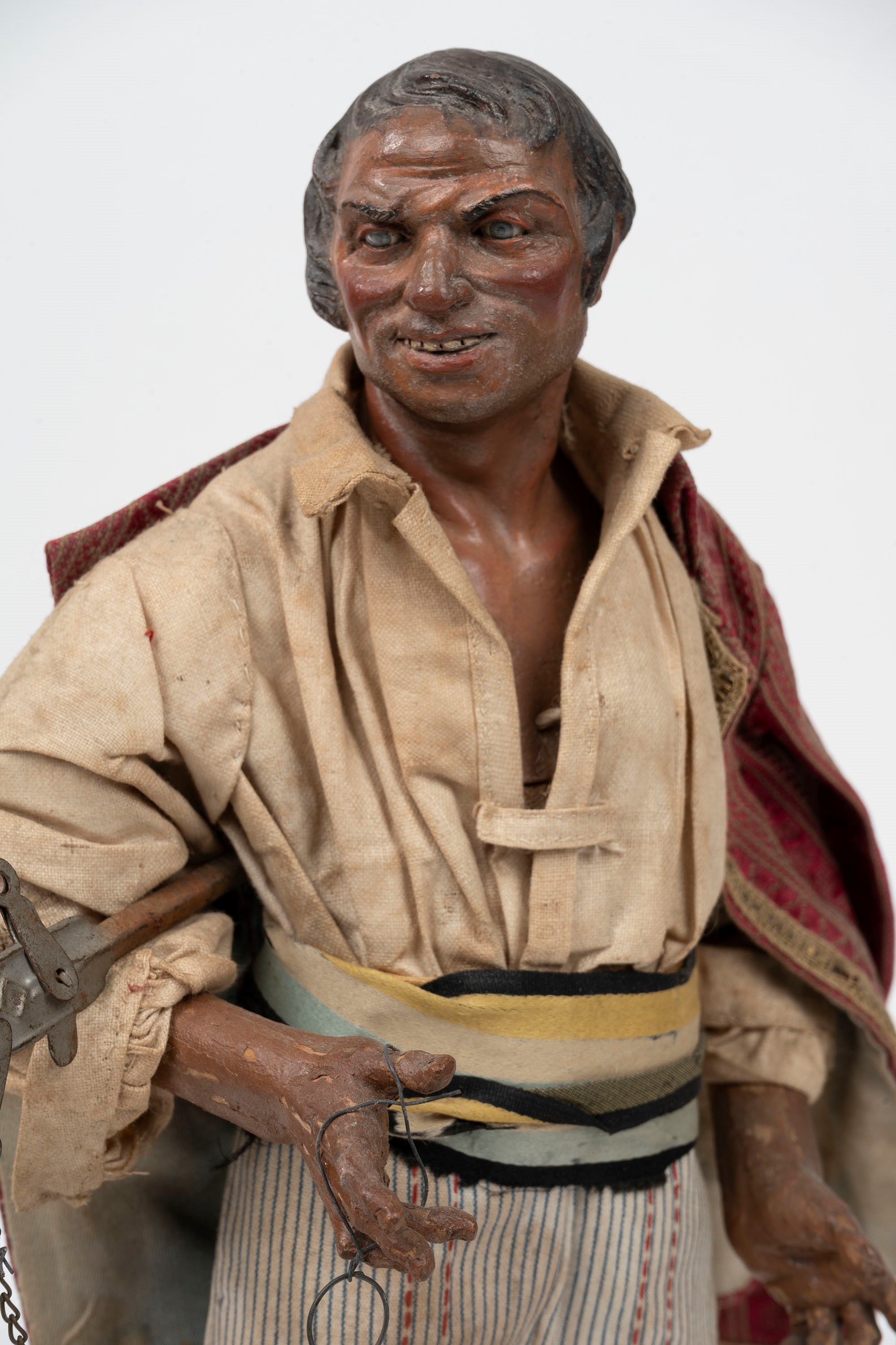 Figura da Presepe Raffigurante Pescivendolo, Napoli, Secolo XVIII