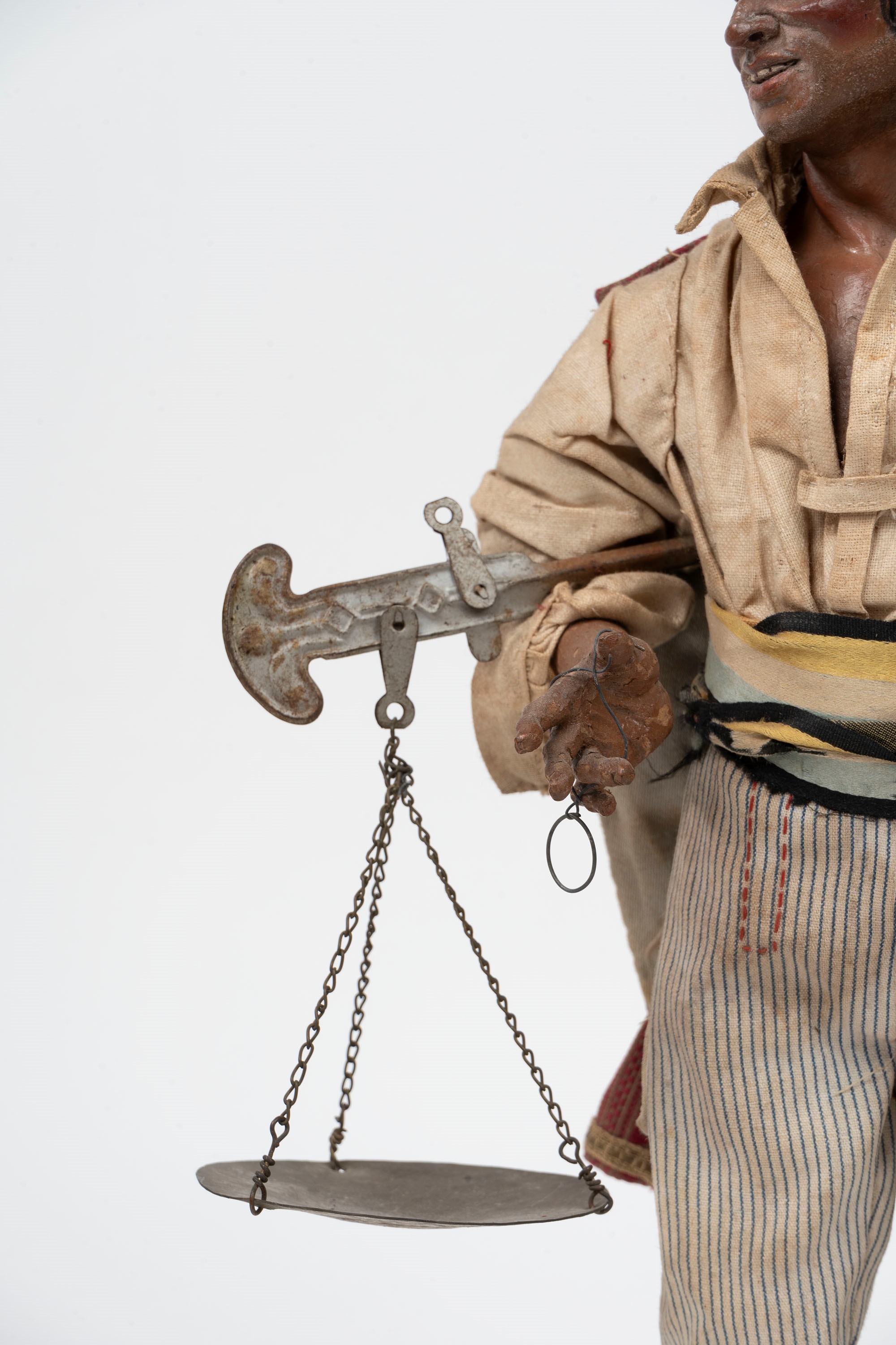 Figura da Presepe Raffigurante Pescivendolo, Napoli, Secolo XVIII