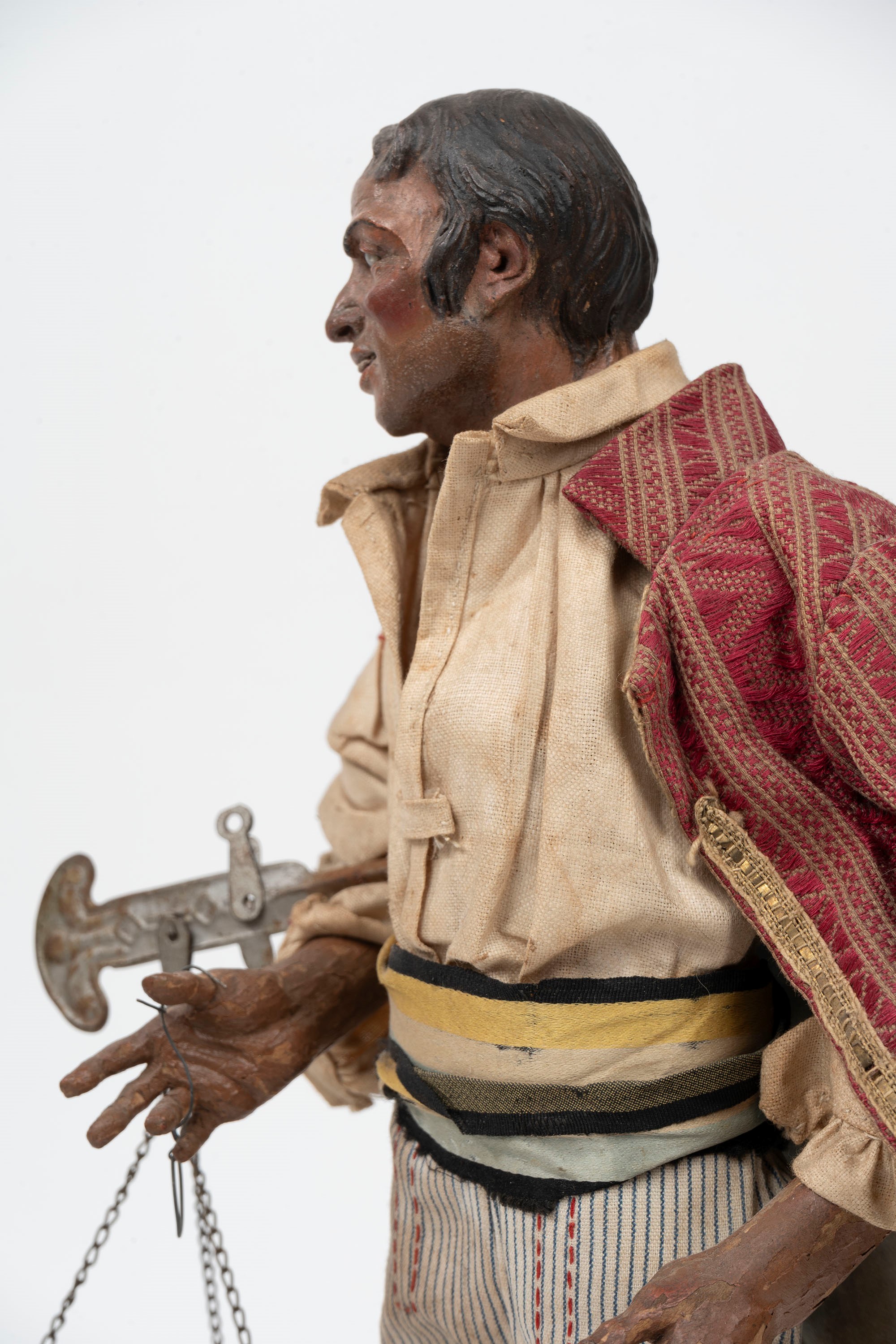 Figura da Presepe Raffigurante Pescivendolo, Napoli, Secolo XVIII
