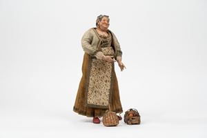  - Nativity scene figure depicting a fruit seller, Naples