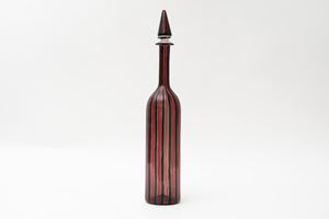 Ponti Gio - Glass bottle, Venini, 20th century
