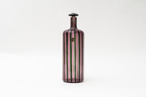  - glass bottle, Venini, 1970s