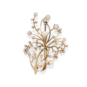 Spilla con diamanti