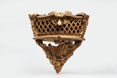 Fioriera Dorata Ad Angolo, Secolo XIX