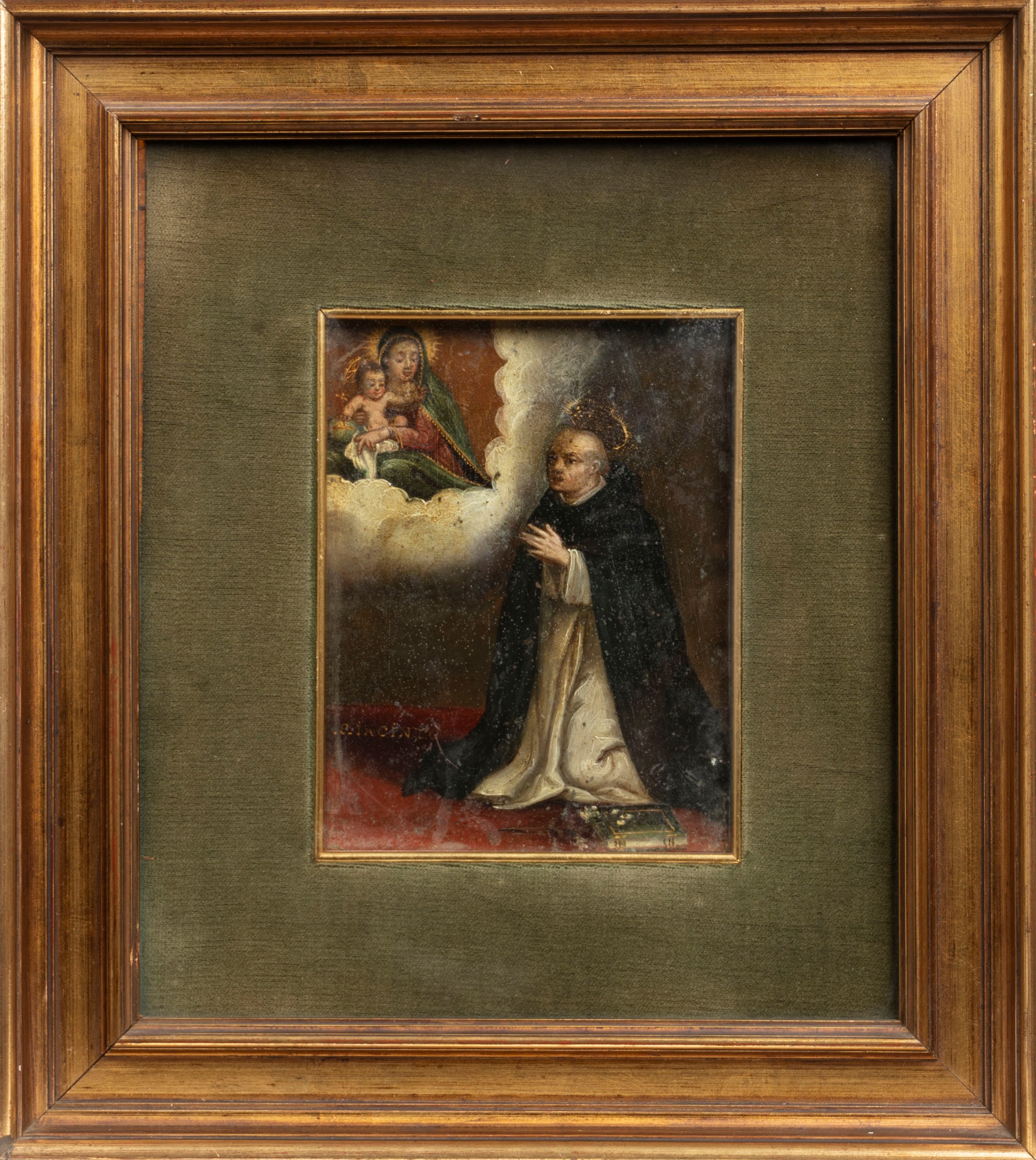 Scuola Italiana, Secolo XVII - Visione di San Giacinto