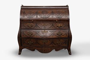 Commode - roller writing desk, Northern Europe, 18th century