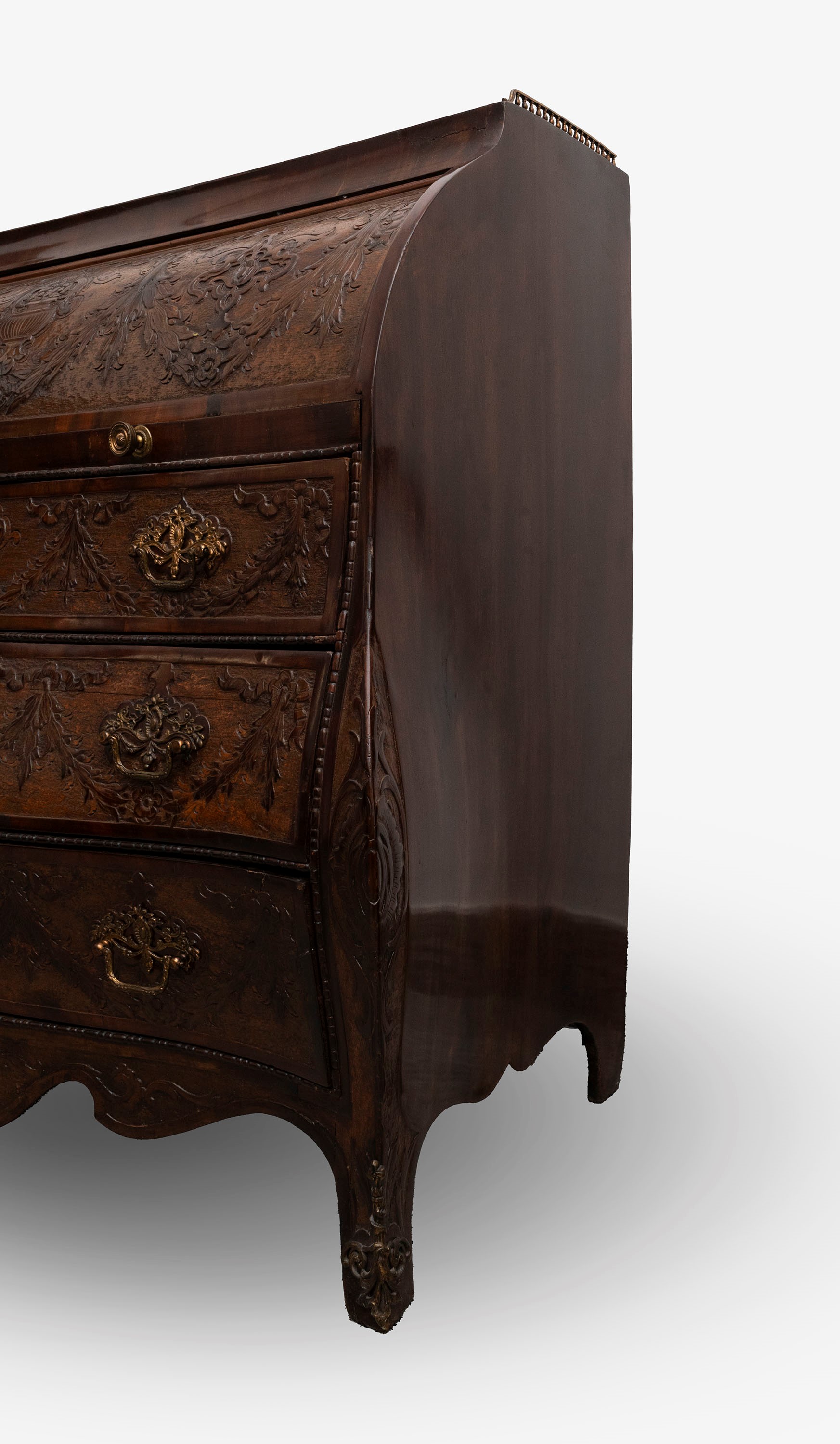Commode - Scrittoio a Rullo, Nord Europa Secolo XVIII
