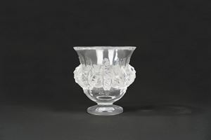 Vaso in vetro modello Dampierre, anni '50 del Novecento
