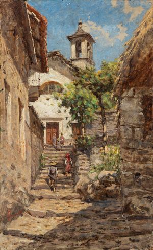 Tominetti Achille - Road in Gignese