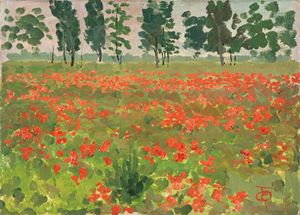 Quadrelli Emilio - Field with poppies