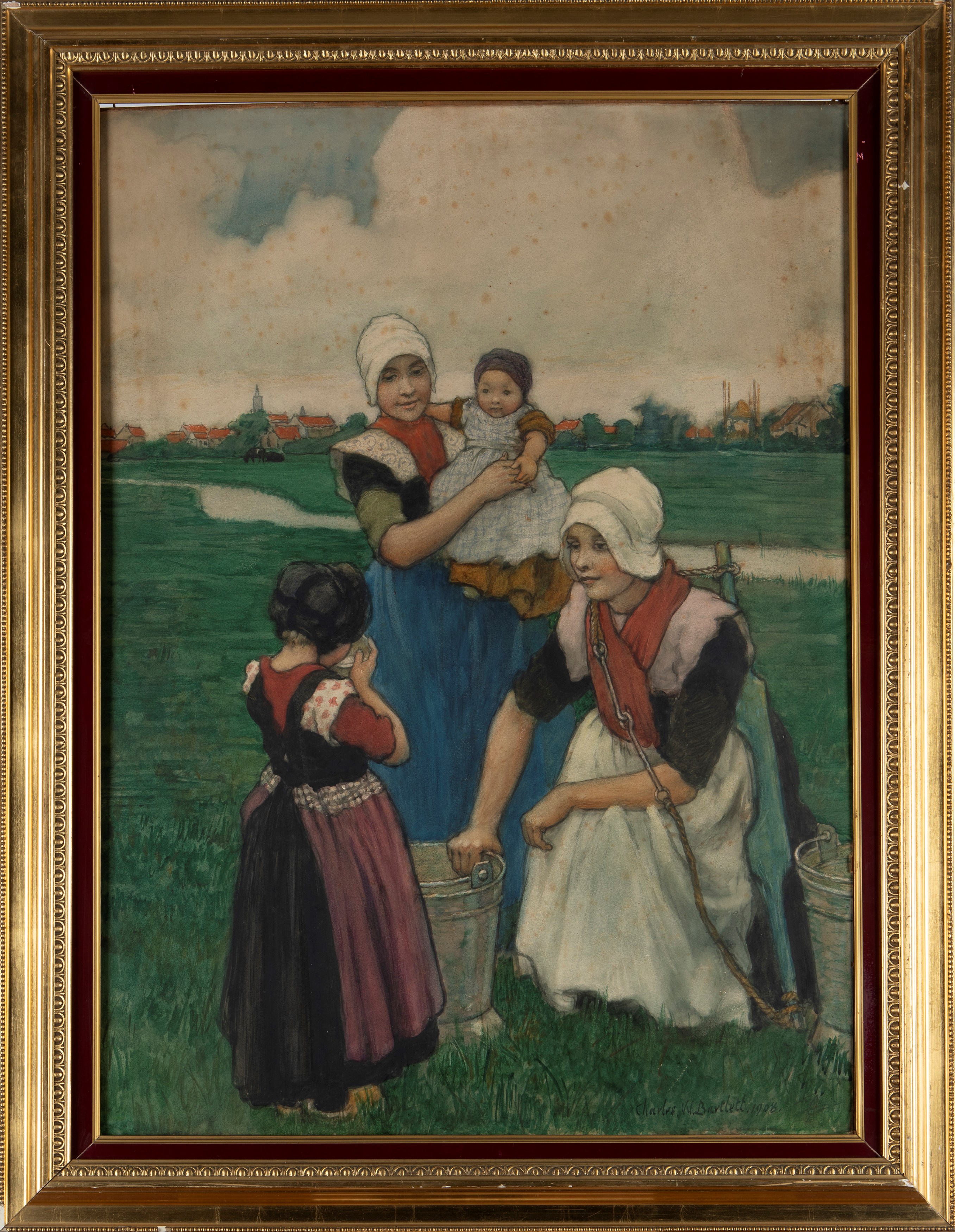 Charles William Bartlett - La Mungitrice