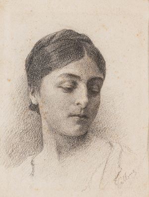 Tallone Cesare - Portrait of a young woman