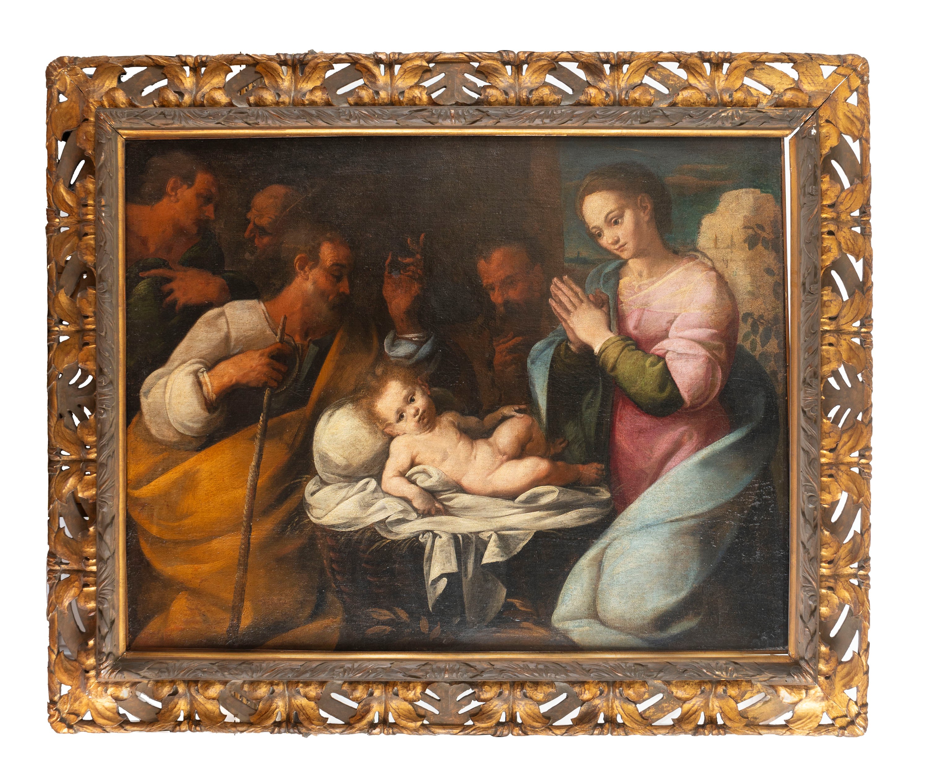 Scuola Lombarda, Secolo XVII - Carlo Ceresa, Natività - olio su tela