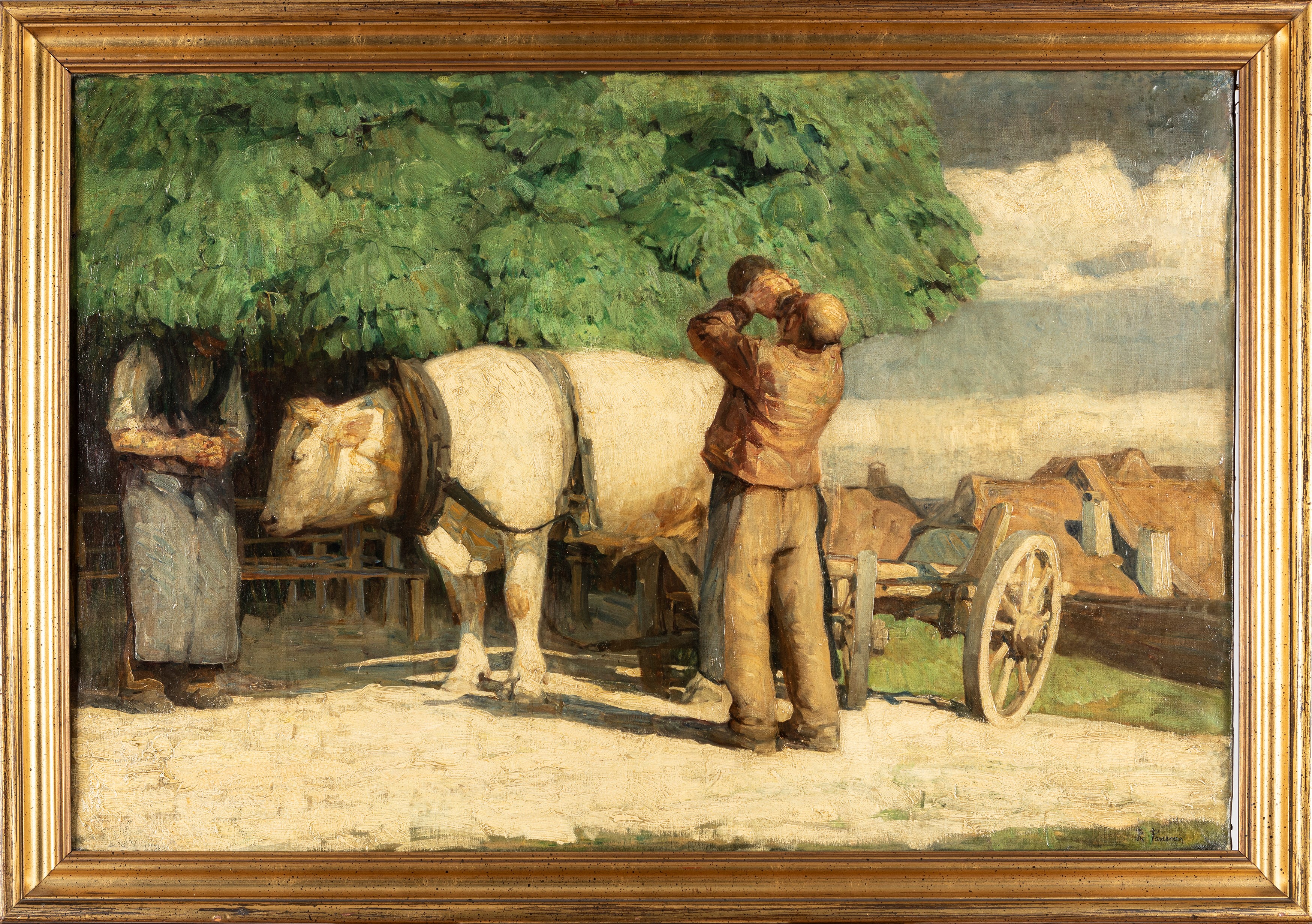 Attribuito a Ruggero Panerai (firenze 1862-parigi 1923) - Autore non identificato, Vita agreste, ...