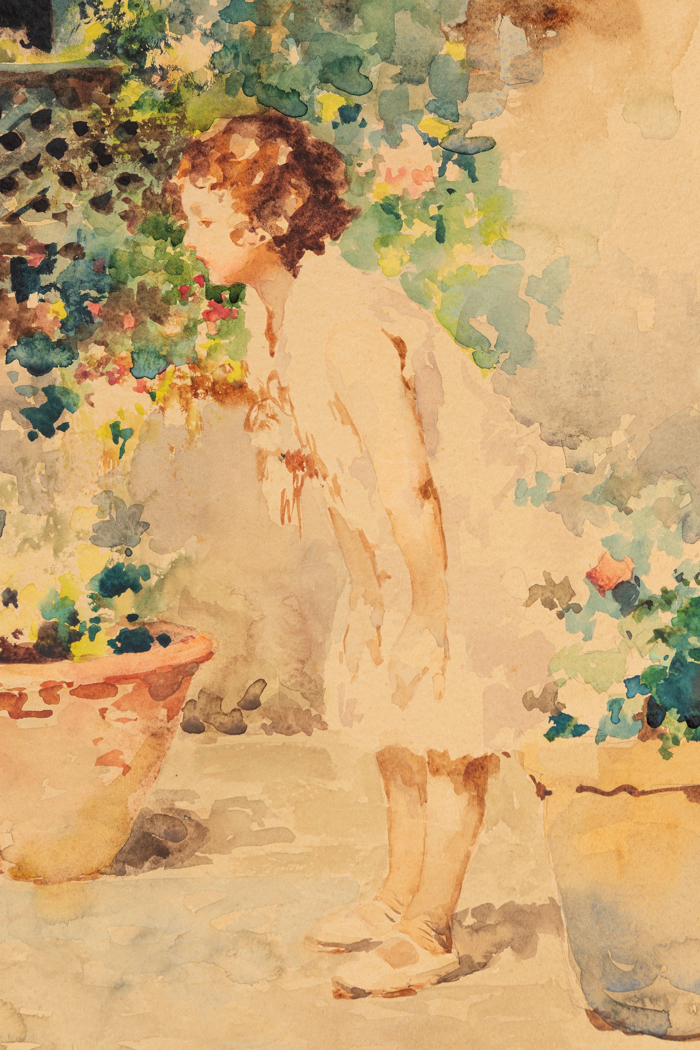 Vincenzo Irolli - Bambina in Giardino