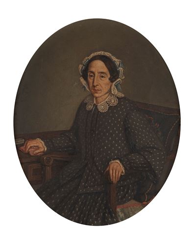 Anonimo, Ritratto di gentildonna, olio su tela