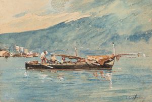 Dalbono Edoardo - Gulf with fishermen