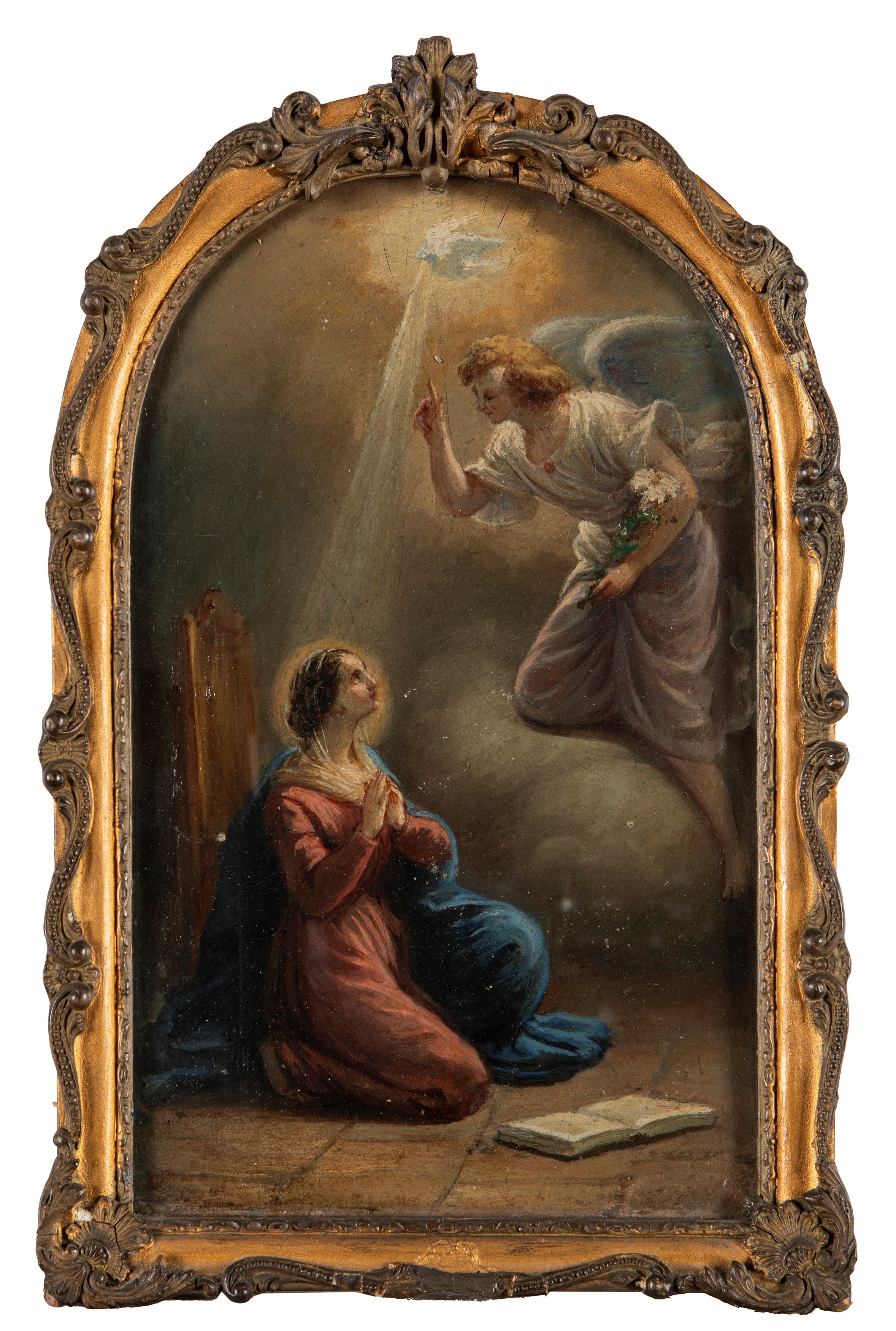 Francesco Corbari - Annunciazione, olio su cartone