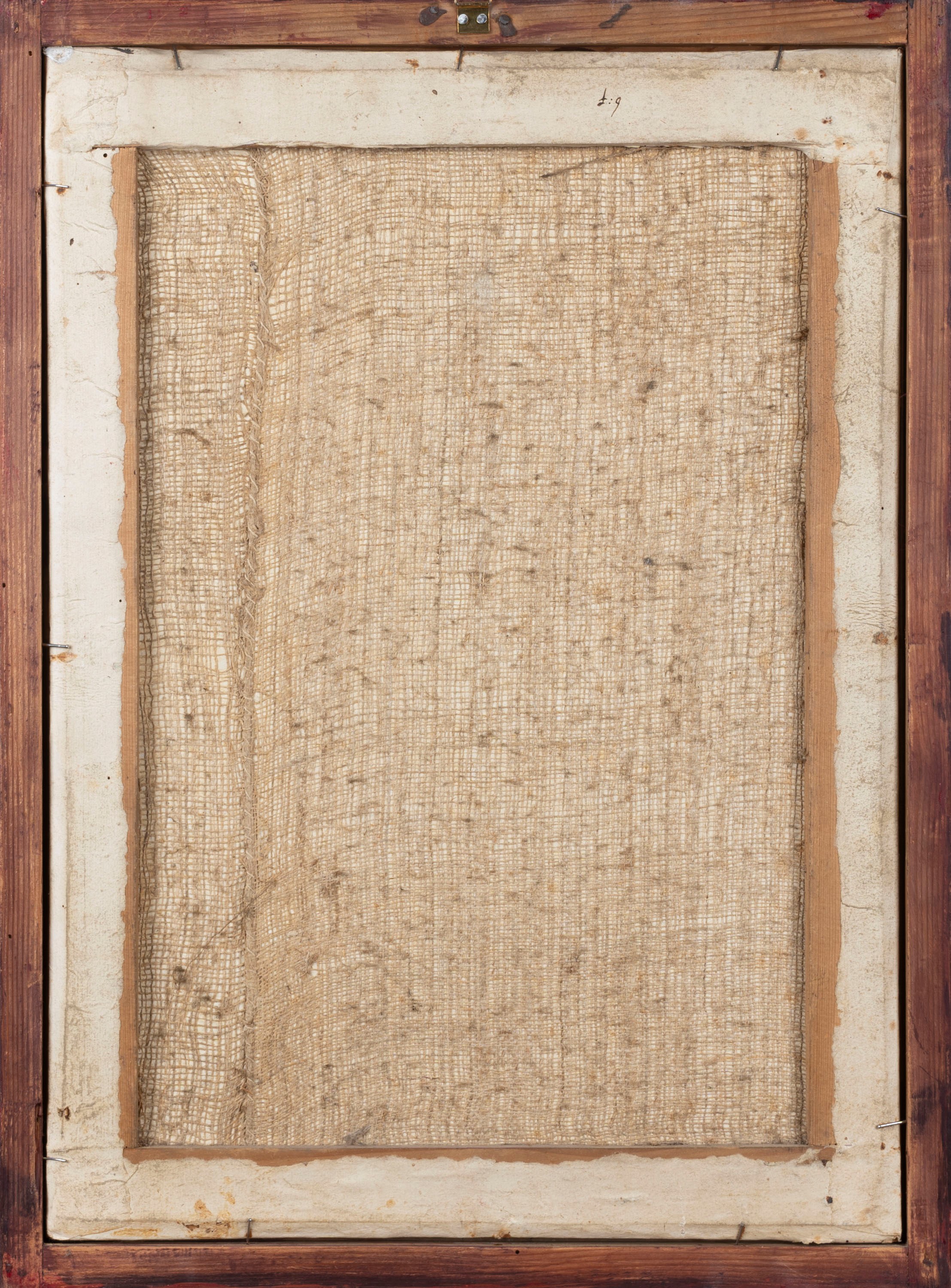 Scuola Romana, Secolo XVIII - Scuola romana, Miracolo di un santo, sanguigna su carta