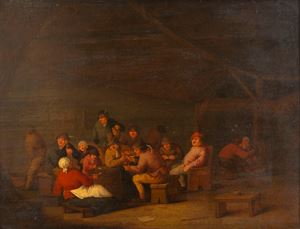 Scene of popular life in an interior (The drinkers)