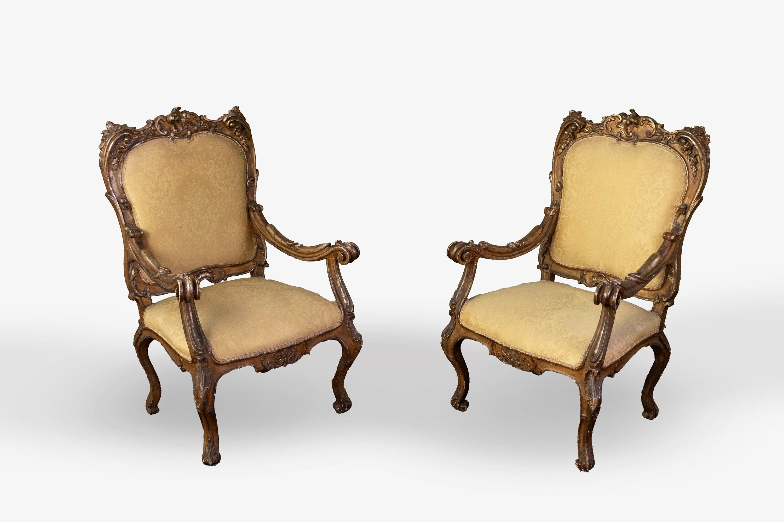 Salotto Composto da Due Poltrone, un Divano e Quattro Sedie, Secolo XIX