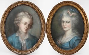 RITRATTO DI GENTILDONNA; E RITRATTO DI GIOVINETTO