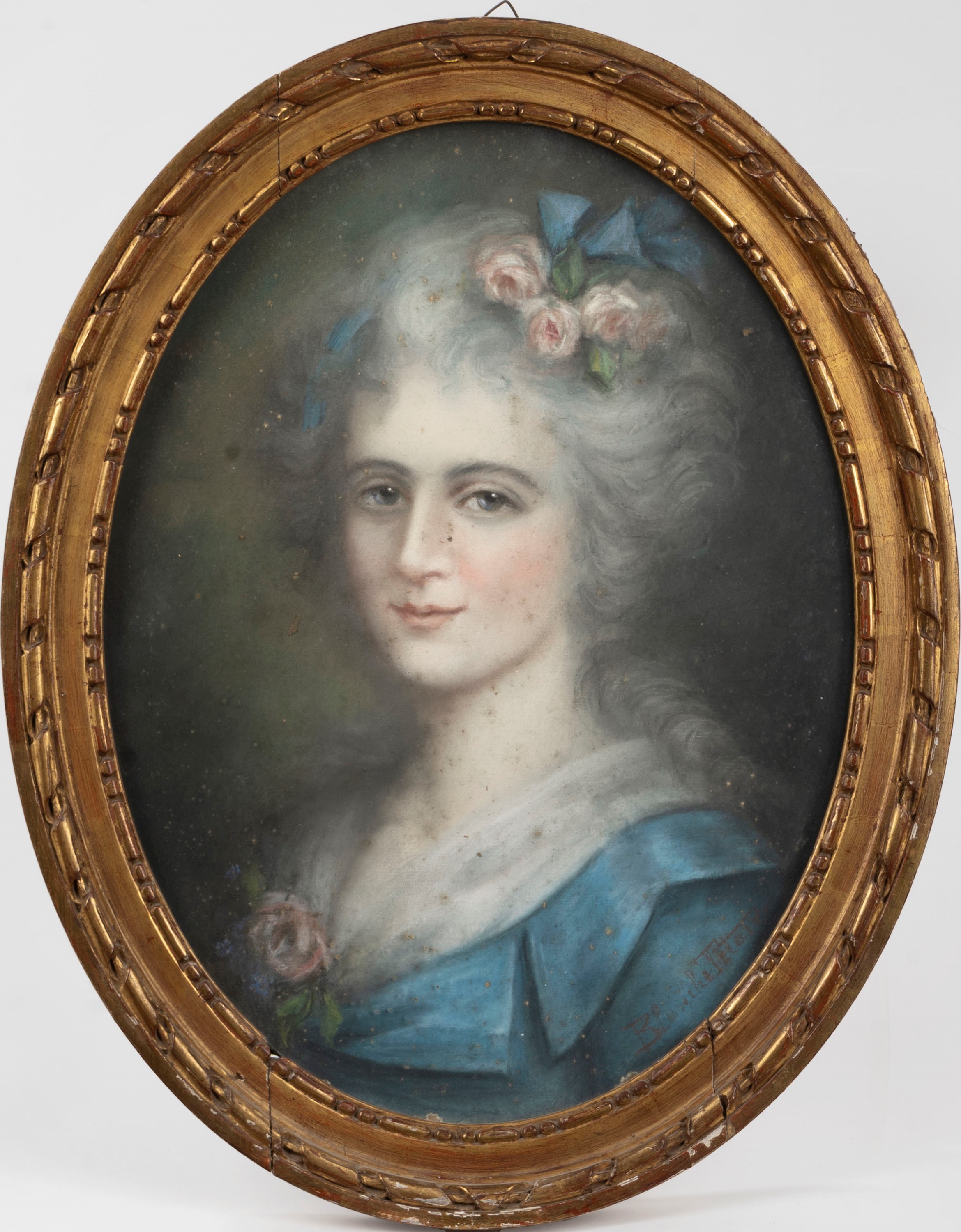 Scuola Veneta, Secolo XVIII - Ritratto di Gentildonna; e Ritratto di Giovinetto