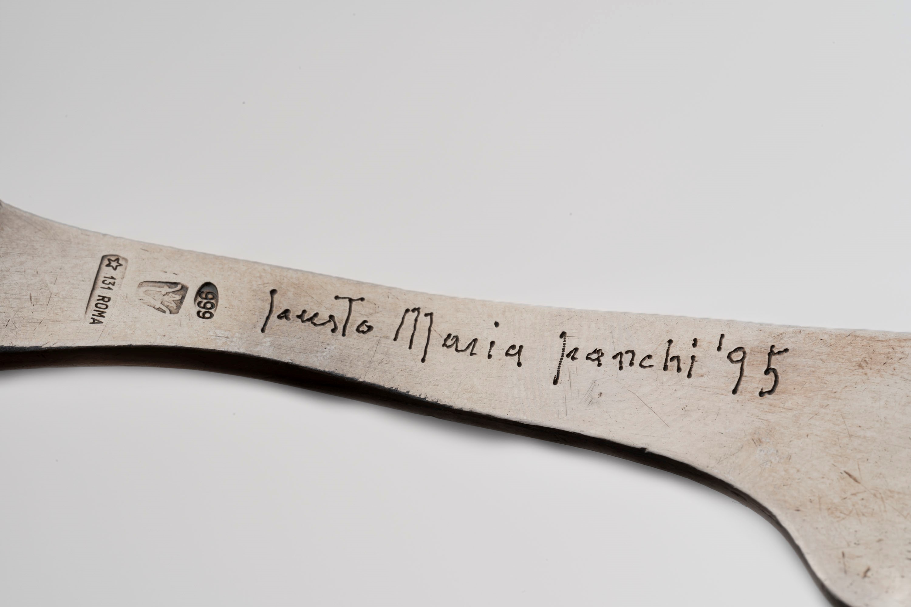 Fausto Maria Franchi - Vassoio, Due Cucchiaini e Porta Candela