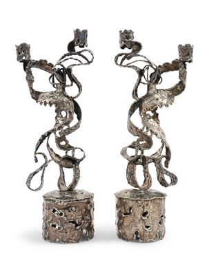 Coppia di candelabri