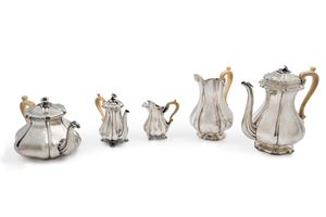 Silver tea and coffee set