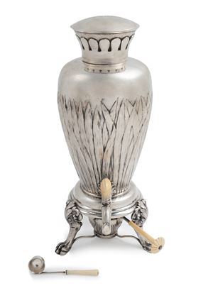 Silver samovar