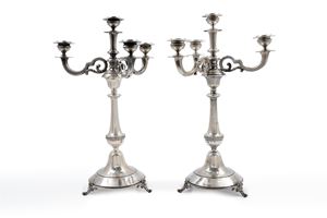 Coppia di candelabri