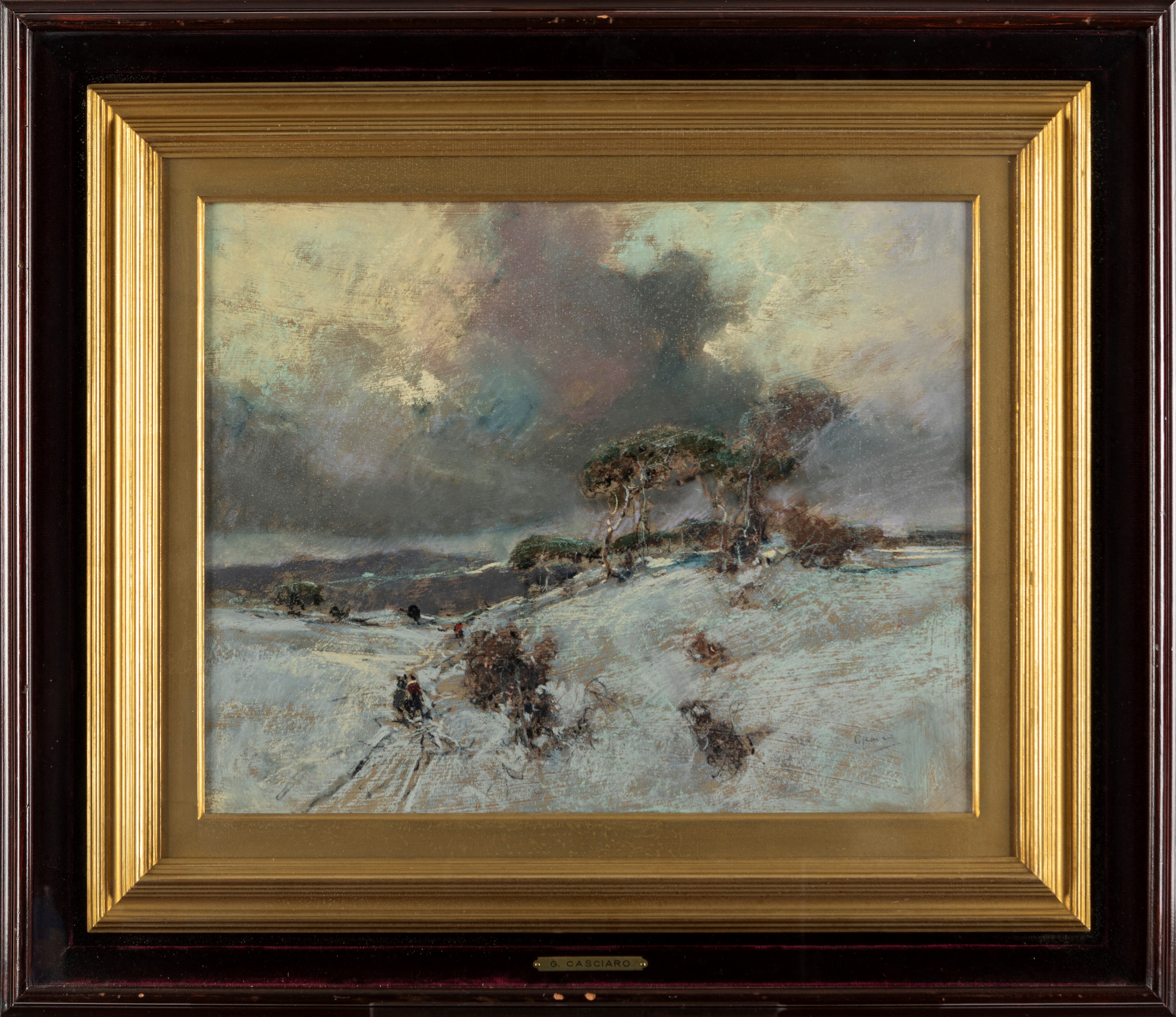Giuseppe Casciaro - Paesaggio D'inverno